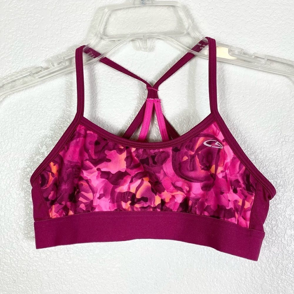 Girl’s Champion Pink Patterned Strappy Racerback Sportsbra